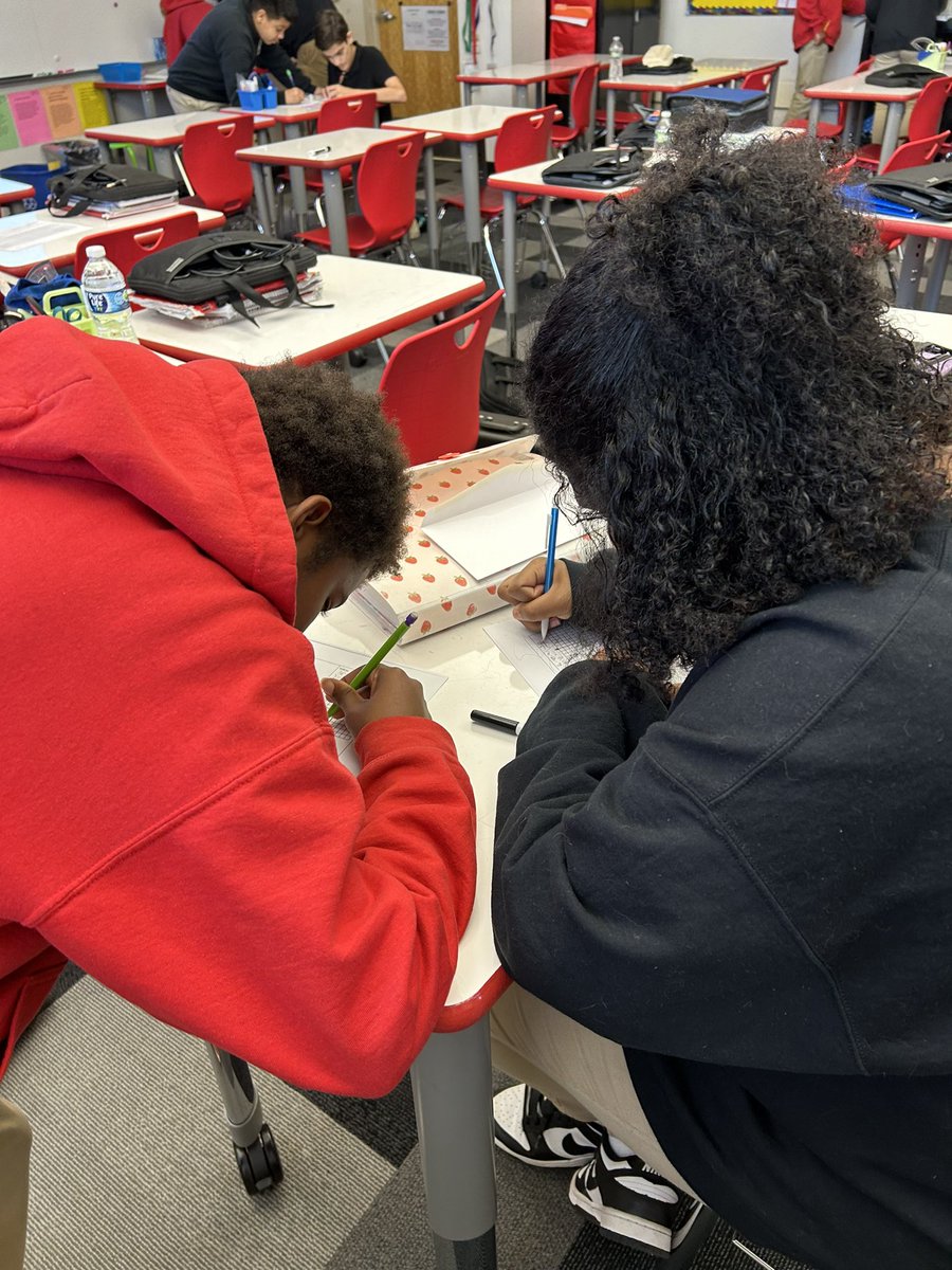 kmkansky's tweet image. Algebra students go on a scavenger hunt with random partners to find systems of equations to graph. Competitive and fun-Love the focus and the math work! @rbmsROCKETS #rbbisbia #mathiseverywhere