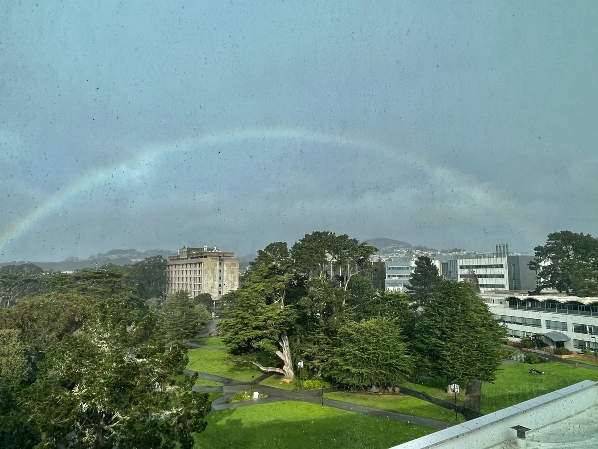 Rainbow over #sfsu