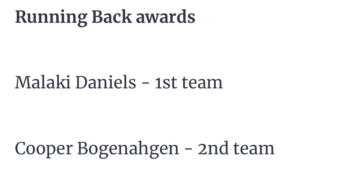 Cooper “Coop” Bogenhagen (@cooperbognhagen) on Twitter photo Very grateful to be selected All-Centennial League Linebacker and Running back!! <a href="/sharp_spelite/">Sharp Performance</a> Very grateful to be selected All-Centennial League Linebacker and Running back!! <a href="/sharp_spelite/">Sharp Performance</a>