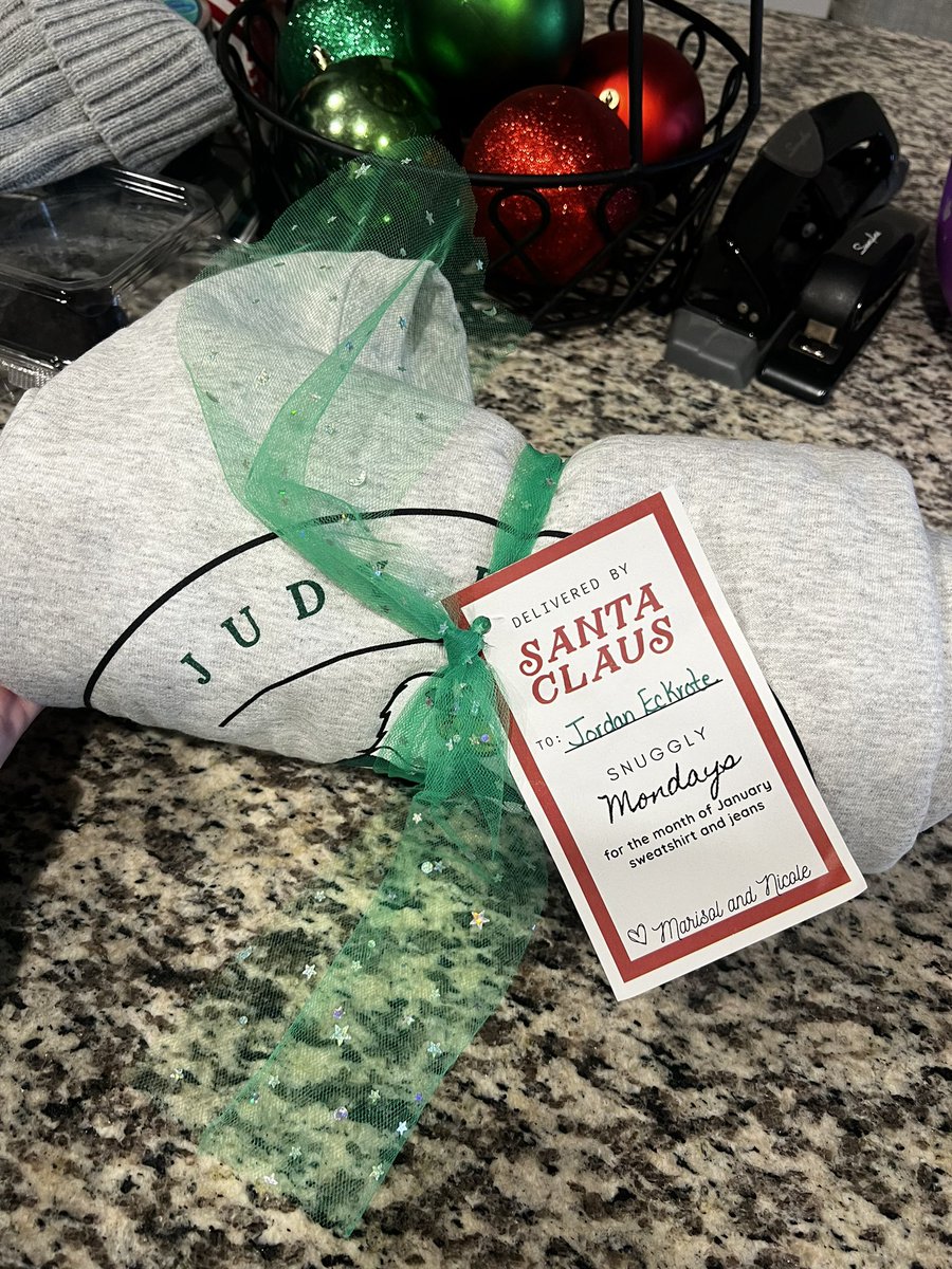 Miss Jordan Eckrote (@eckrotems) on Twitter photo Thank you <a href="/msbalderas25/">Marisol Balderas</a> and <a href="/mrsnicolerubin/">Nicole Rubin</a> (a.k.a. Santa Claus) for the cute Rucker sweater and treats today. 💚 #RuckerRocks #HappyHolidays Thank you <a href="/msbalderas25/">Marisol Balderas</a> and <a href="/mrsnicolerubin/">Nicole Rubin</a> (a.k.a. Santa Claus) for the cute Rucker sweater and treats today. 💚 #RuckerRocks #HappyHolidays