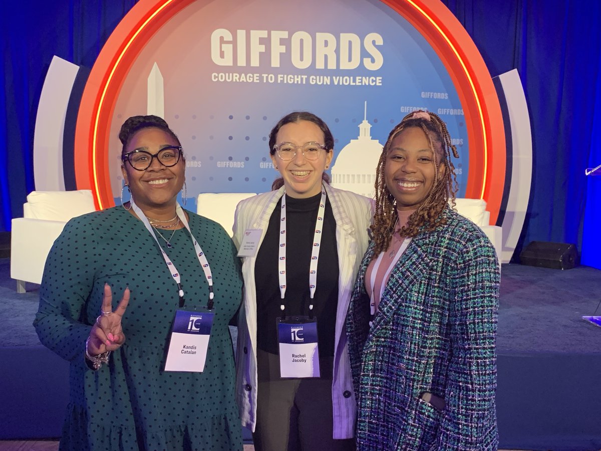 Giffords celebrates a decade of courage to fight gun violence! (with Lake County’s Director of GVP, Tierra Lemon and Rachel Jacoby)