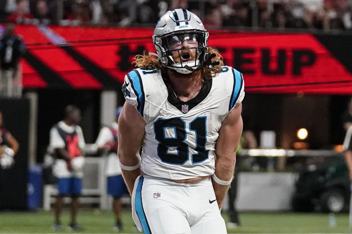 Thoughts and prayers: #Panthers TE Hayden Hurst has been diagnosed with Post Traumatic Amnesia.

PTA is the time following a period of unconsciousness during which the injured individual is awake but acting oddly or talking bizarrely or uncharacteristically.

It is unknown when