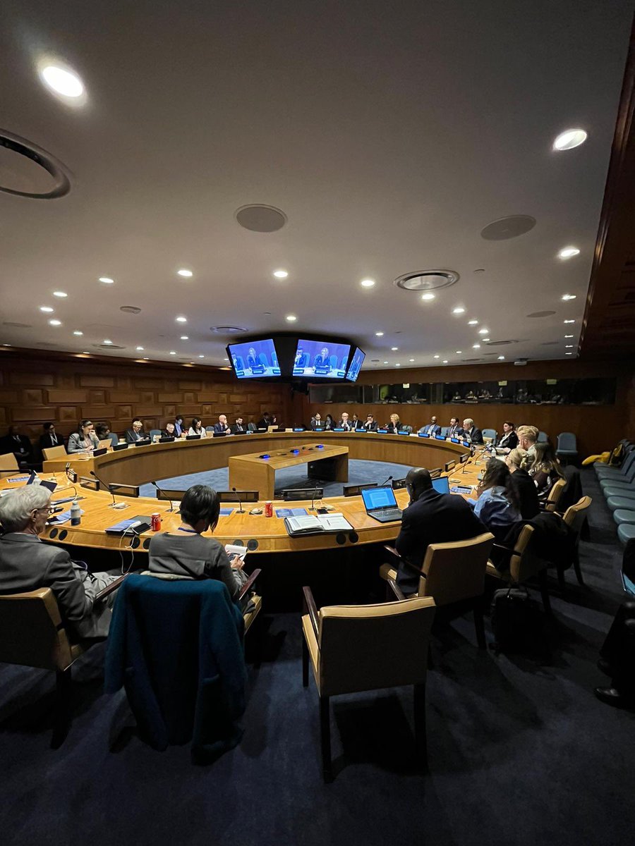 StateDept_GCJ's tweet image. Thanks to this amazing and diverse team of fugitive tracking professionals from the @IntlCrimCourt, 🇫🇷🇺🇸🇪🇨🇿🇦and civil society for joining me at #ASP2023 to highlight the crucial issue of fugitive tracking. @franceonu @SAMissionNY @EcuadorONU #ASP22
