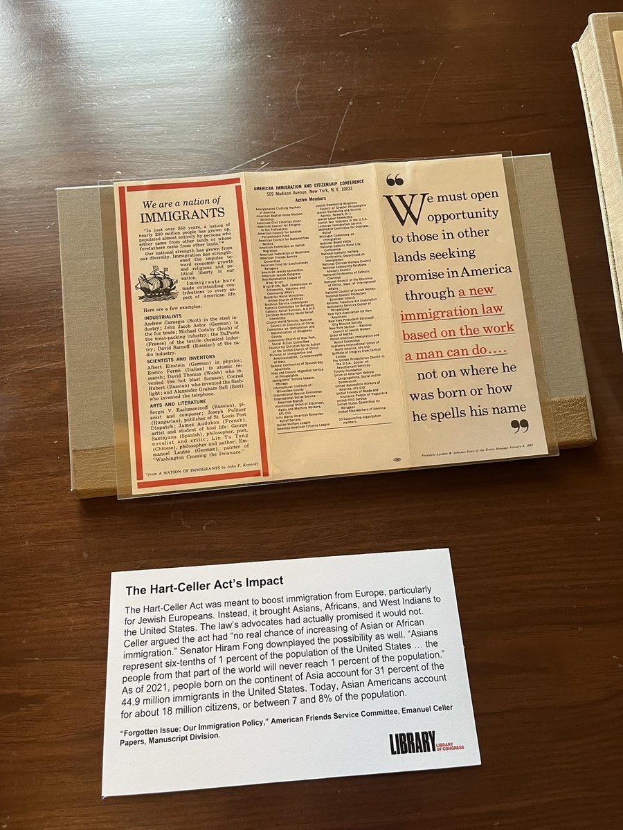 Celebrating the 80th anniv. of the repeal of the Chinese Exclusion Act and the 125th of birthright citizenship, two turning points that have deeply impacted me &amp; my family’s lives. Feeling reinvigorated to work w/ others towards a more just &amp; equitable future for immigration!