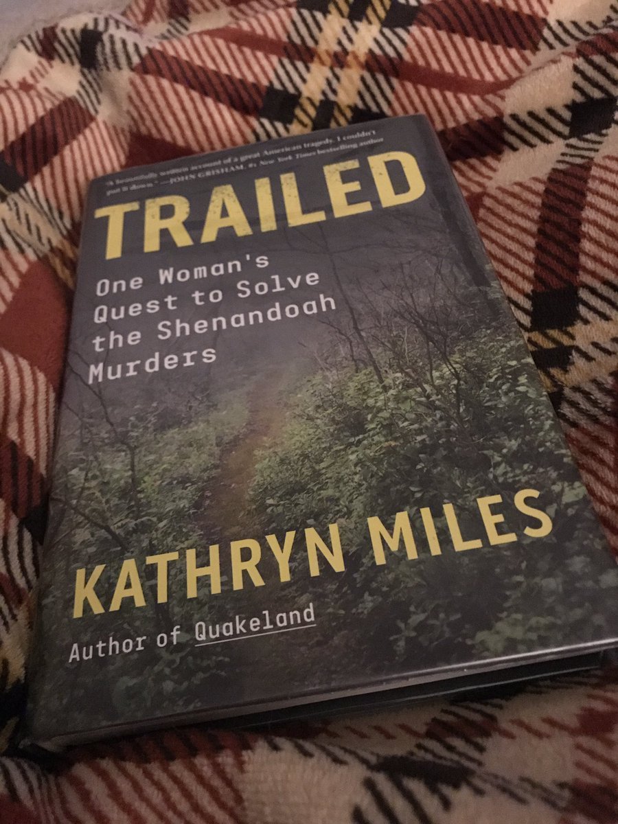 Finally got my hands on this book today. #ShenandoahMurders 
Kathryn Miles investigates the unsolved murders of Lollie Winans and Julie Williams in 'Trailed: One Woman's Quest to Solve the Shenandoah Murders.' 
Let’s begin..📚 
#realcrime #investigation #ViolenceAgainstWomen