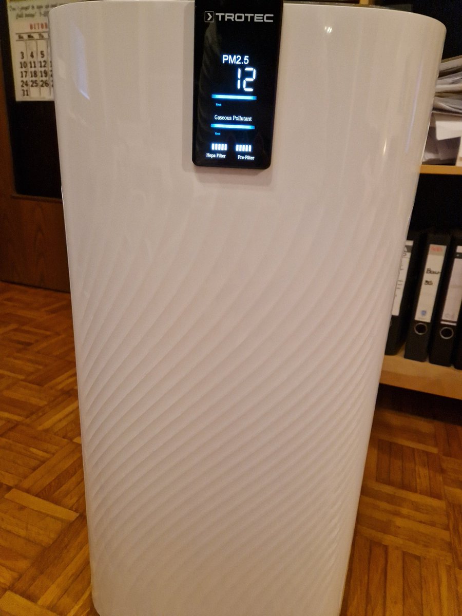 EHSParty2024's tweet photo. #Trotec #AirGoClean #250E auf Ventilatorstufe 2 

🫠🥰🥰🥰

Pro Kinderzimmer
Trotec AirGoClean 200E (Ventilatorstufe 2)

Physik tut, was Physik tun muss 🤔😇❤️ https://t.co/FwAHzXWB9v