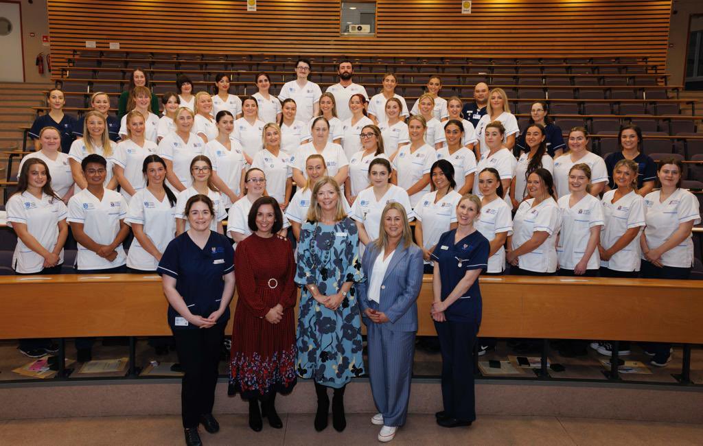 Another special day @TUH_Tallaght celebrating the hospital nursing graduation ceremony with graduates, families, colleagues & guests @deirdrelanglang @TCD_SNM, the Heartbeats Choir, Pastoral Care team & our newest international nurses. Our future is bright ⭐️ #TUHng23 #TUH25