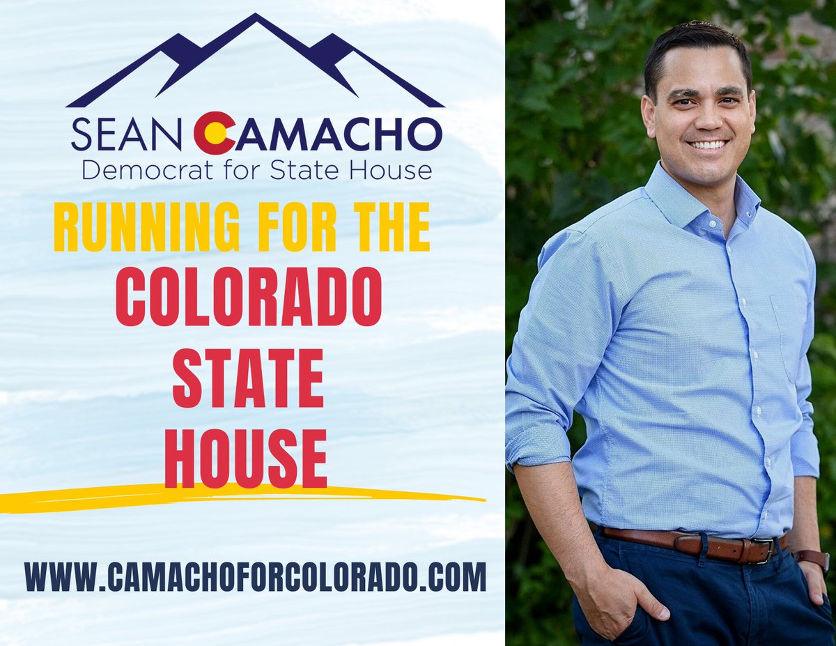 It's official! I'm thrilled to announce that I'm running for the Colorado State House. We need real action on everything from climate change to solving our housing crisis, and I hope you'll join me on my campaign for Colorado. Find out more at CamachoForColorado.com
