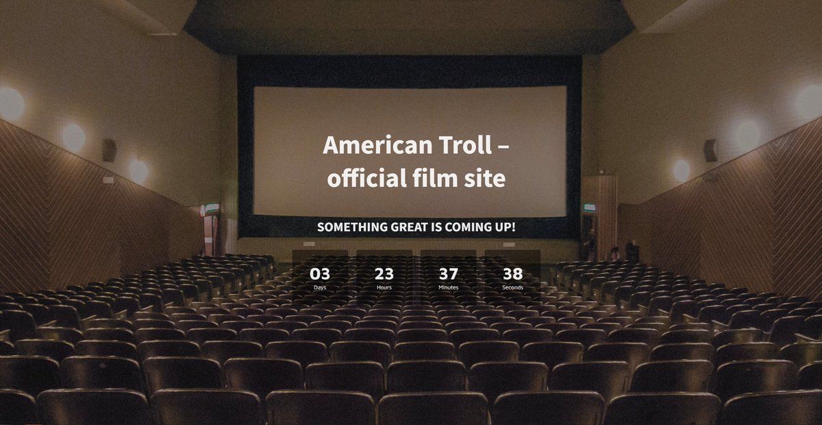 IAmericanTroll's tweet image. New site coming!!

#documentaryfilm , #documentary , #film , #america , #american , #troll #canada