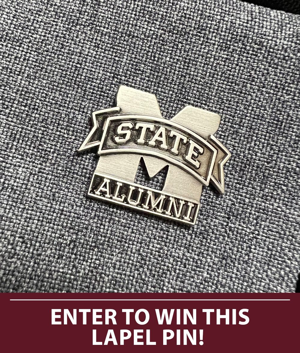 MSStateAlumni's tweet image. CONTEST | Repost this and follow @msstatealumni to enter to win one of five MSU Alumni lapel pins! 🐶