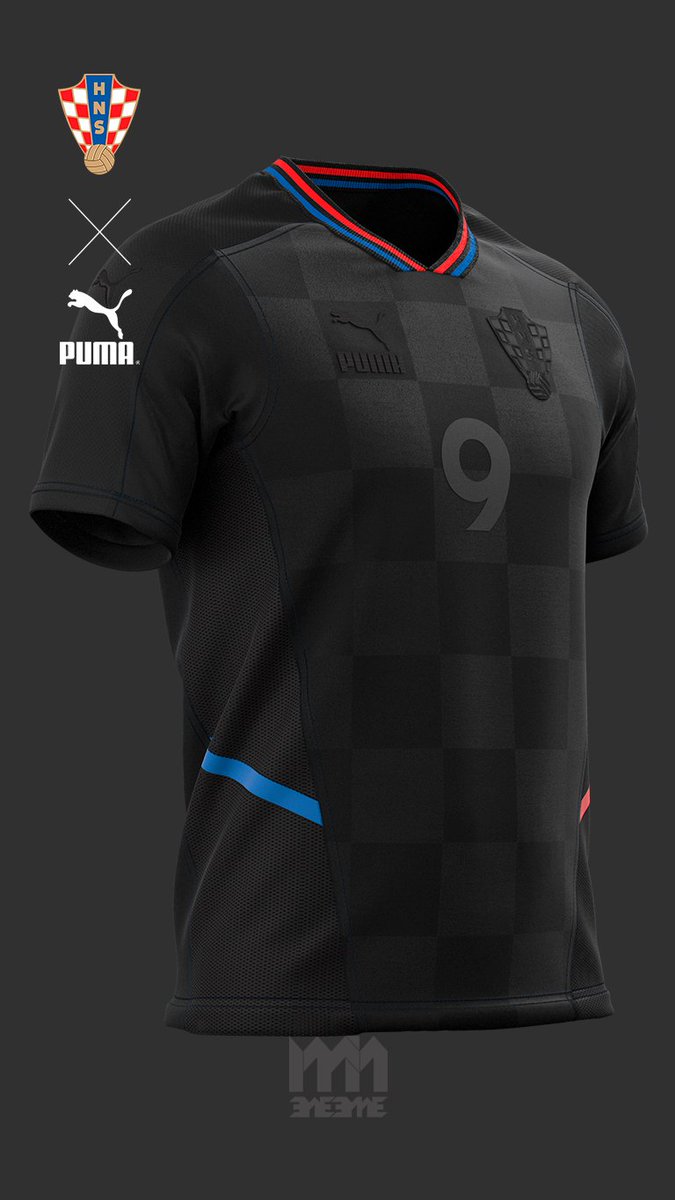 🇭🇷 Croacia X Puma.
Third kit.
 @HNS_CFF X @pumafootball
 #Hrvatski X #Puma #IznadSvihHrvatska #Suker #катар