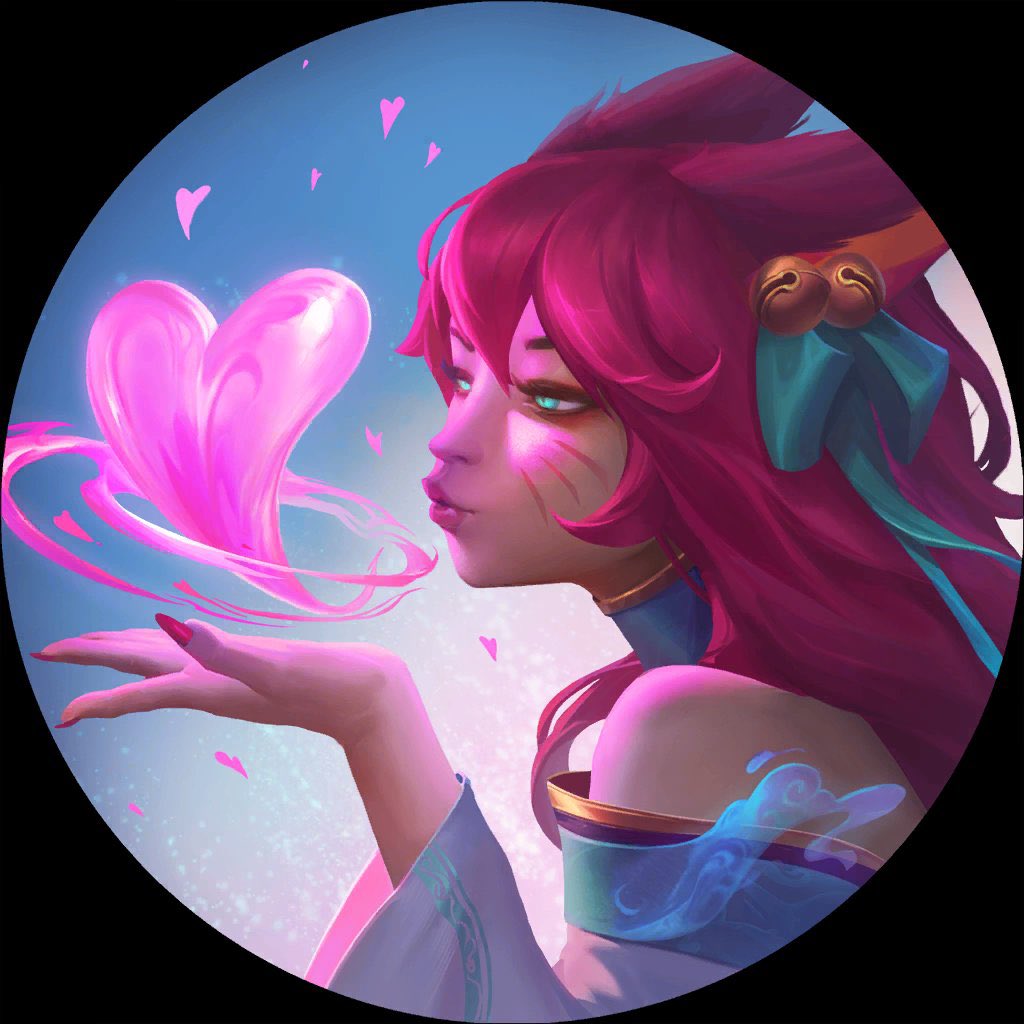 Ahri 「All the Ahri's Charm spell artworks in L」|Spideraxeのイラスト