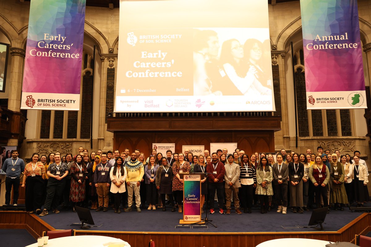 We have had a brilliant first day of the British Society of Soil Science Early Careers' Conference at the Assembly Buildings Conference Centre in Belfast. It has been fantastic to welcome so many delegates to the event.