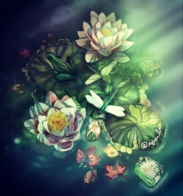 Xyton_Craz's tweet photo. (I don't know why it's a bit blurry, but possibly bcz of the filter) I was planning to do this drawing a whole pond, but I gave up mid way 😅 ....Hope you liked it !! #clipartstudio #frog #lovely #4k #tooktime #art #digitalart #forest #environment #pond #biomes #ecofriendly #month #imdone #tiring #instagram #tree #whatever #copyright #me #drawing #lilypad #flower #leaves #leaf #summer #light #artgallery #artnews #artinfo #painting #photo #photography #abstract #acrylic #watercolor #me #drawing #light #lovely #4k #tooktime #art #environment #biomes #drawing #digital #nice #flower