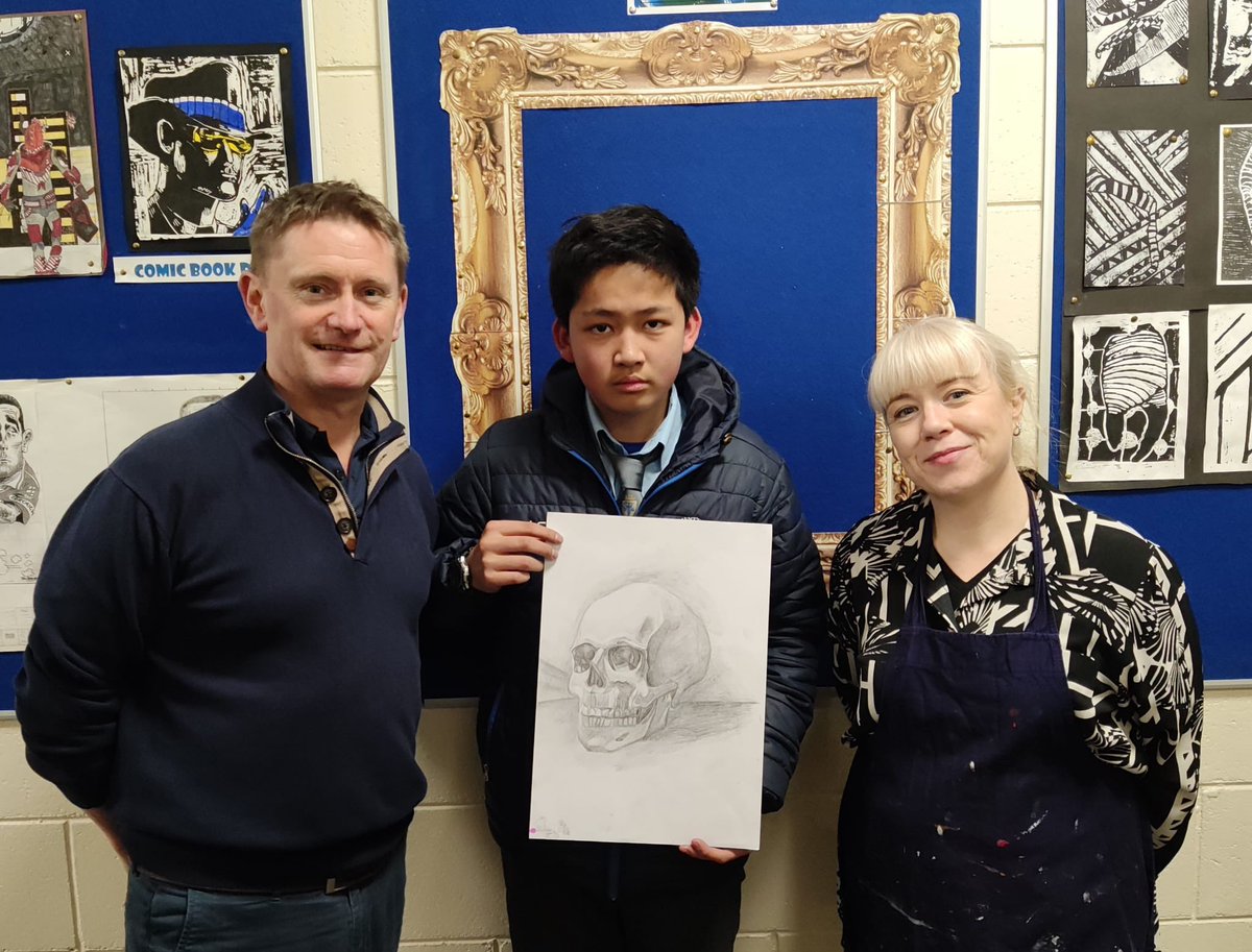 Well done to first year student Wenhan Yan, Artist of the Month for November