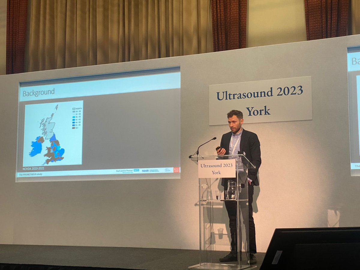 It was a pleasure to present the preliminary results of the PROMETHEUS trial at @BMUS_Ultrasound this week, showing how AI can be used in fetal ultrasound. Full paper coming soon!