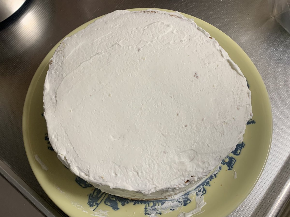 Good morning friends.

I cannot take a breakfast because I undergo a gastorocamera .

I’m so hungry…

I made a birthday cake at this morning .

Ahhh !! 
I’d like to eat it now !!

#japanese 
#Japan 
#homecooking 
#homemadecake