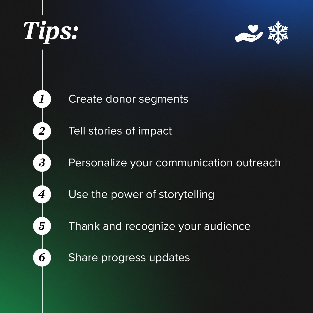 The next few weeks are historically the biggest time for nonprofit donations—see how your organization can make the most of end-of-year giving! ✅

#EndOfYearGiving #Donations #Donate #EOY