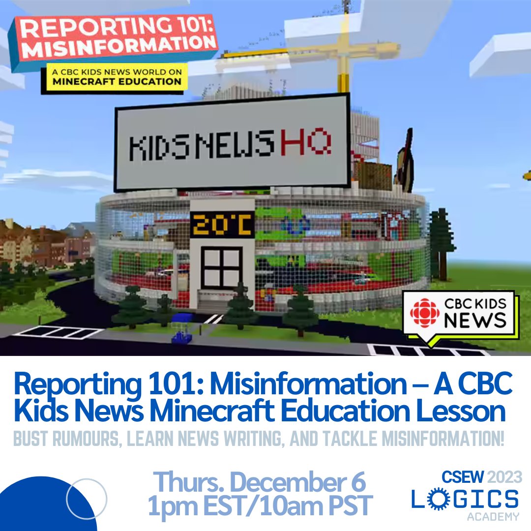 LOGICS Academy on X: Engaging hundreds of educators on Minecraft