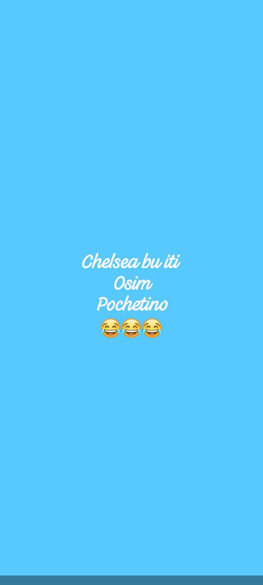 Chinemeze22's tweet image. This is the best #OSIM trend 
🤣🤣🤣

#Embarrassing  #Puchettino #Amrabat #ETH #Chealsea #MANCHE
