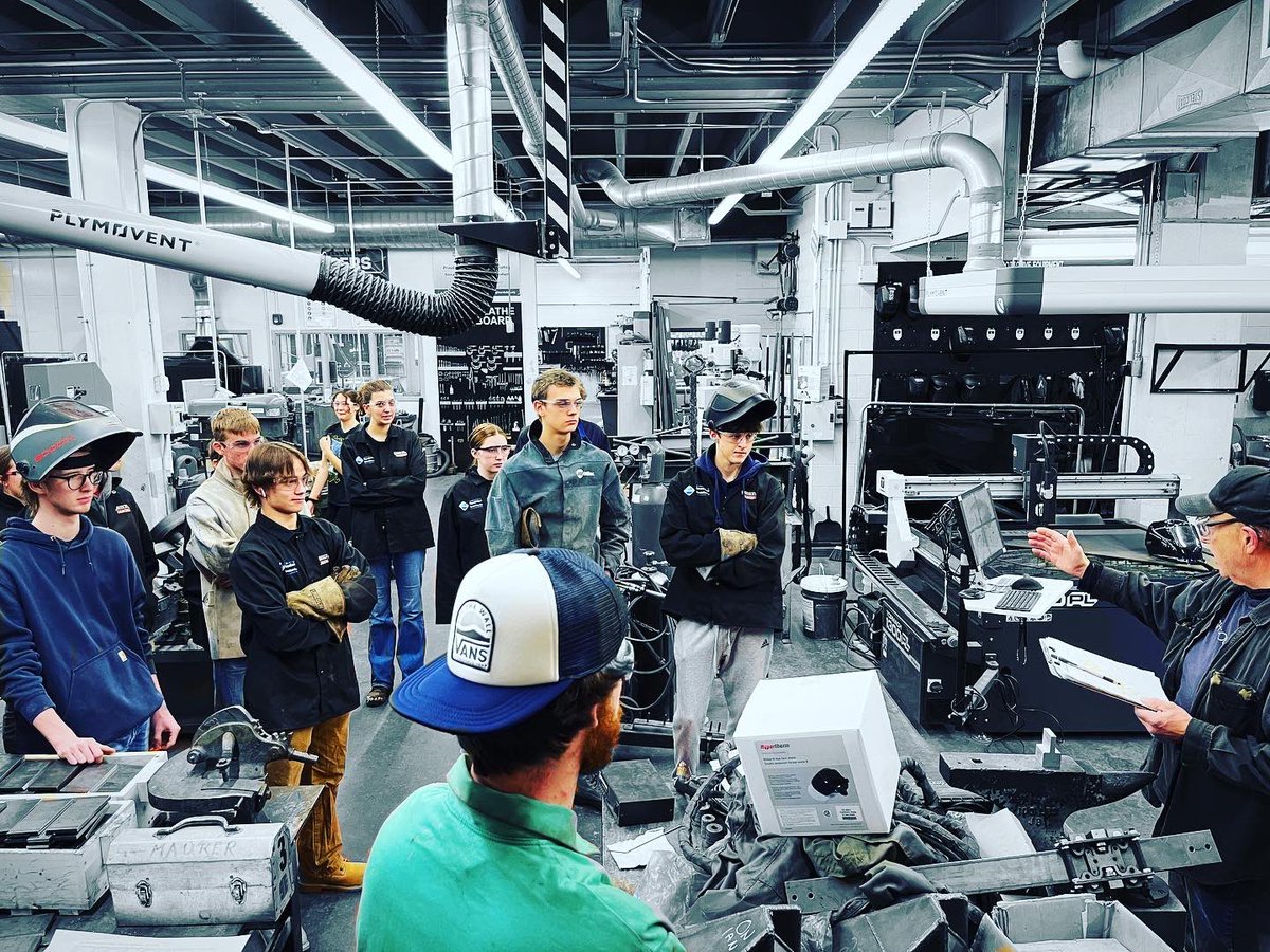 CWB Weld Testing today!

This testing is provided to students in our SHSM manufacturing for FREE!  What a great opportunity.