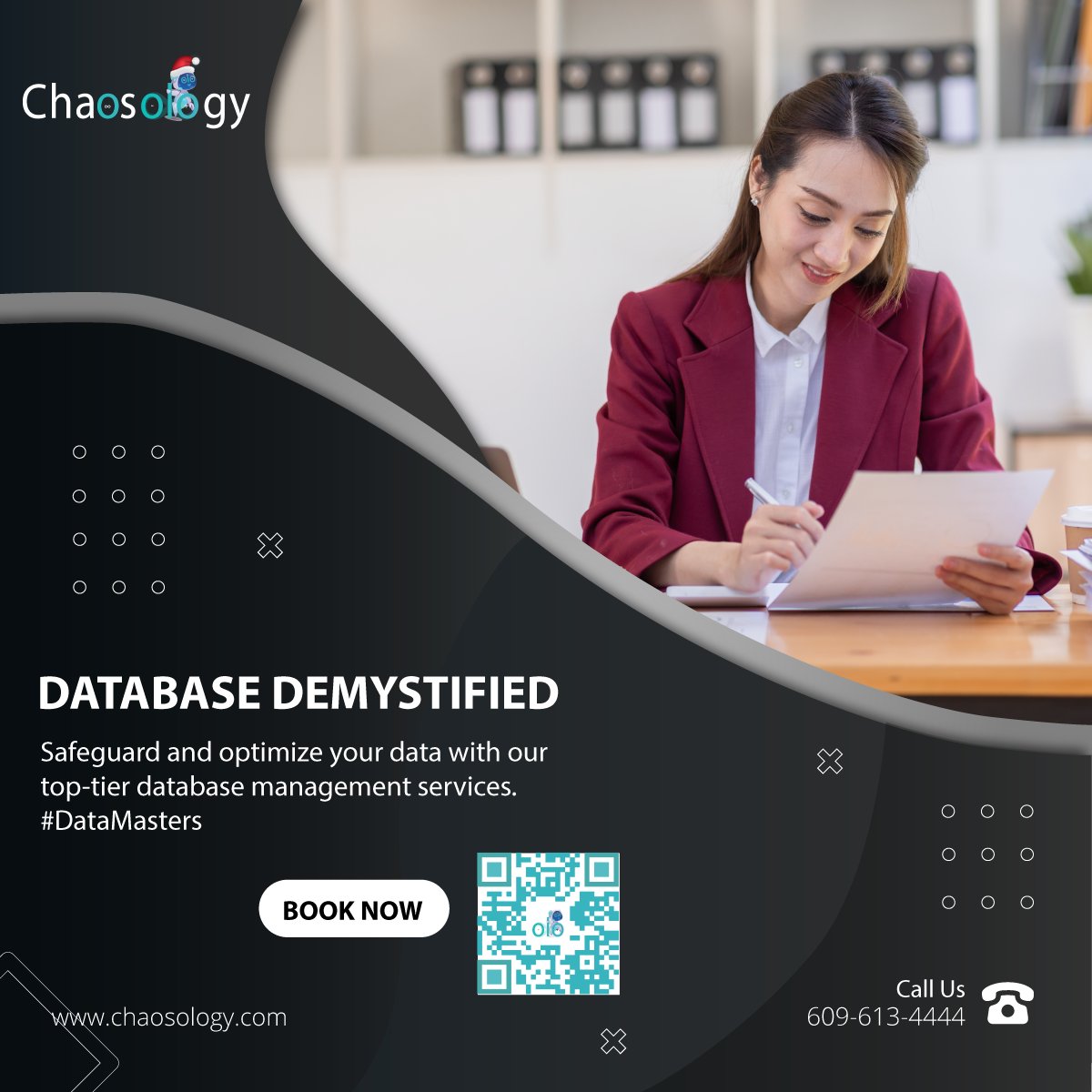 chaosologyHQ's tweet image. Safeguard and optimize your data with our top-tier database management services. #DataMasters