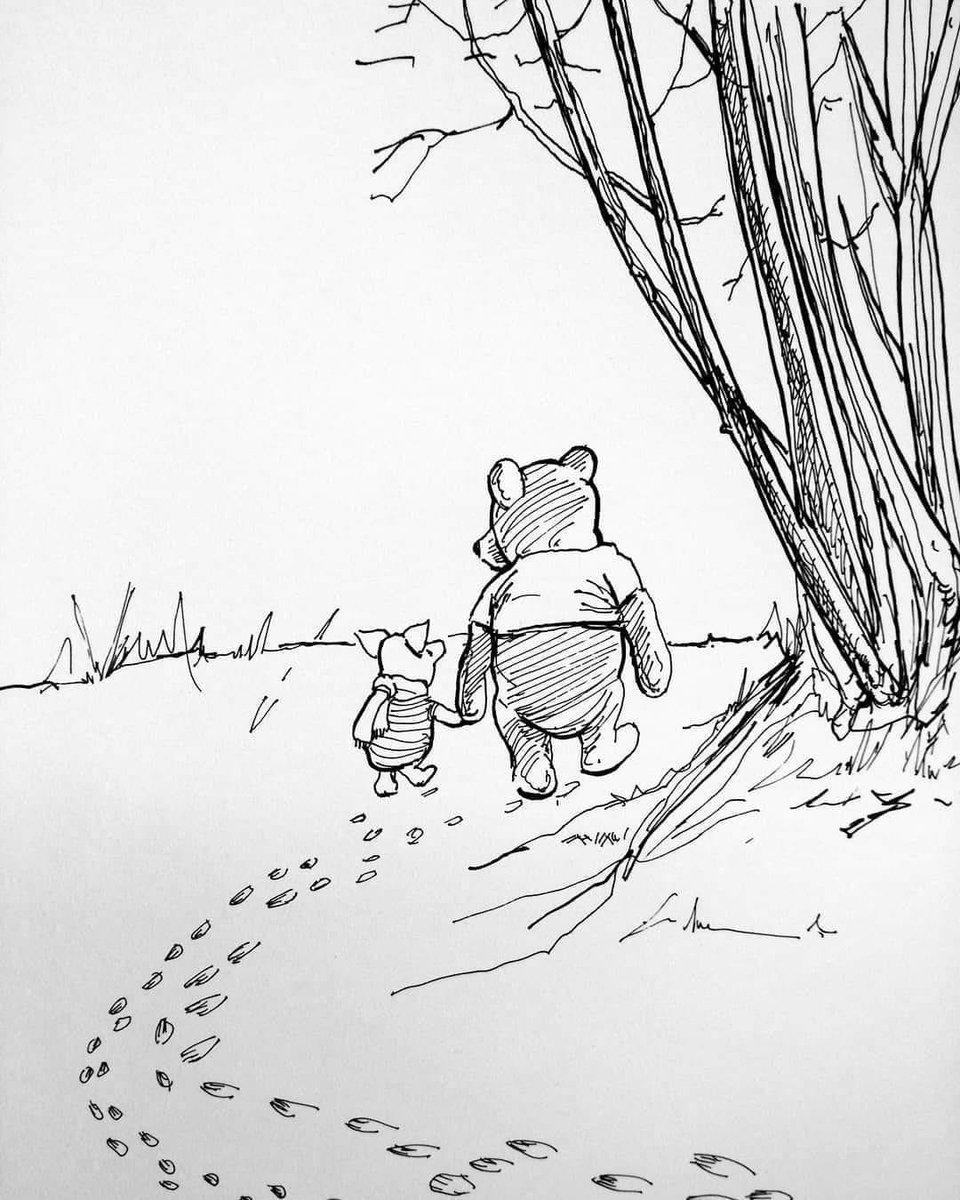 BrentLindeque's tweet photo. Piglet: What will 2024 bring us? 

Pooh: 365 opportunities to touch a heart, to wipe a tear, to say “I love you”, to be kinder to those around us, to make people happy and to make a positive difference in someone else’s life.

Piglet: Then it sounds like 2024 will be better than the last year.

Pooh: Much better Piglet, but we must remember that we have to do our part to make it better. You see, we have the power to make the world a better place for everyone around us. 

And as the two friends wandered through the Hundred Acre Woods on their way home, Piglet’s anxiety disappeared with the thought of a kinder world. He loved the idea that he could help make it better for everyone else… and while walking, he promised himself that he absolutely would.

They both made that promise that day… that 2024 would be better than the last year, filled with more love and kindness because they would make it so.

They would make it a better place for everyone around them.

And so will I.

Okay. Love you. Bye.