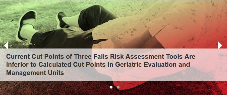 #CallforReading #TitleStory @MDPIBiologySubj @Muscles_MDPI
📚Current Cut Points of Three #FallsRisk Assessment Tools Are Inferior to Calculated Cut Points in Geriatric Evaluation and Management Units
🔗mdpi.com/2813-0413/2/3/…
#GeriatricEvaluationManagement
#Falls