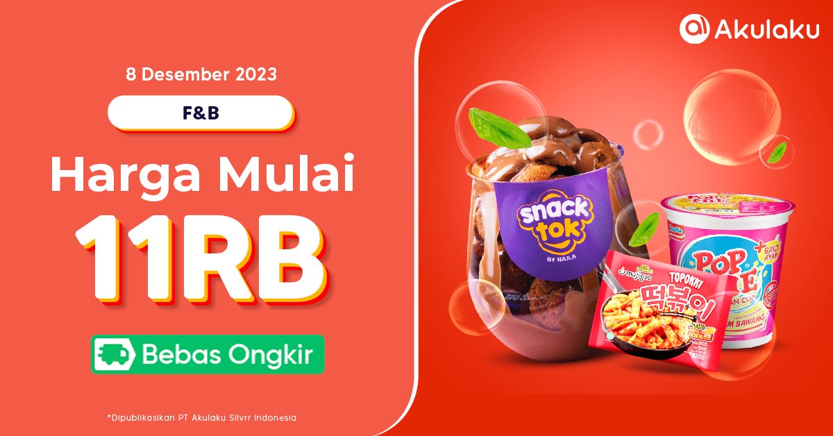 akulakuID's tweet photo. Anak kos pasti demen nih🤭
Ada ⚡HARGA MULAI 11RB + GRATIS ONGKIR⚡ buat checkout makanan instant😋
Borong di sini https://t.co/hQwraiL9HT
#PromoBBF #RoadTo1212 #GratisOngkir #GilaDiskon #AkulakuIndonesia https://t.co/yUlVeWoayn