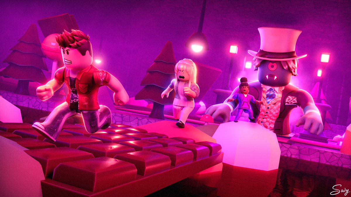 Comission for an evil Willy Wonka game! 😈🍫 <a href="/StudiosHalt/">Halt Studios & Sports</a>

💖+🔃= 🌟
#Roblox #RobloxArt #RobloxGFX #RobloxDev