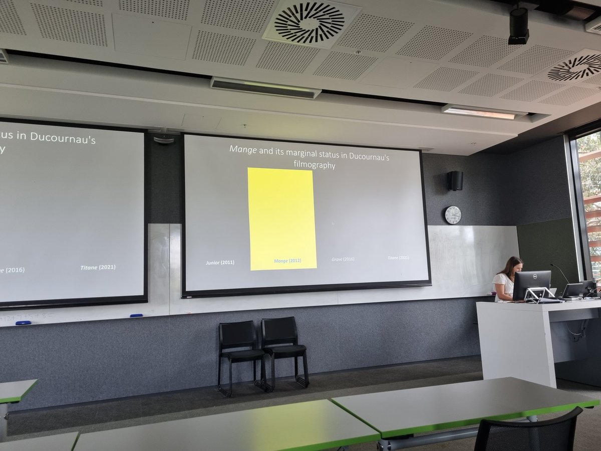 USYD French (@frenchusyd) on Twitter photo Brilliant panel on variations of Monstrosity in literature and cinema with Joe Hardwick, Jenny Davis Barnett and Beau Smith-Davies #ASFS2023 <a href="/AuFrenchStudies/">Australian Society for French Studies</a>, wonderfully chaired by our own Vick Souliman Brilliant panel on variations of Monstrosity in literature and cinema with Joe Hardwick, Jenny Davis Barnett and Beau Smith-Davies #ASFS2023 <a href="/AuFrenchStudies/">Australian Society for French Studies</a>, wonderfully chaired by our own Vick Souliman