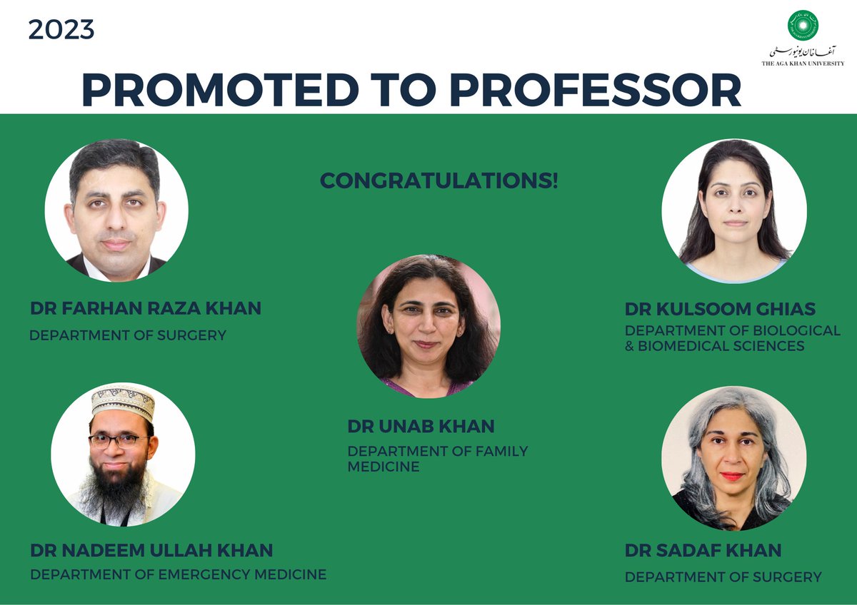 AkuSurgery's tweet image. Congratulations are in queue for our team #Professors on their freshly acclaimed title announced yesterday by Dean @AdilHaiderMD, Well-deserved Dr Farhan Raza &amp;amp; Dr Sadaf Khan! A testimony of excellence blooming out of @AKUGlobal  and competing global standards🙏