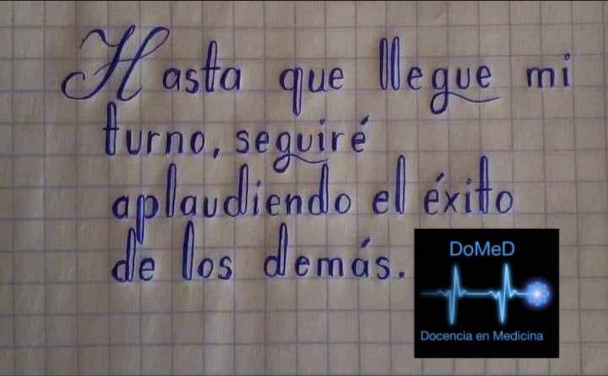 Básico en la vida. Siempre alegrarse por el éxito de los demás.  Un principio que muchos, que se consideran “los mejores”, no entienden.