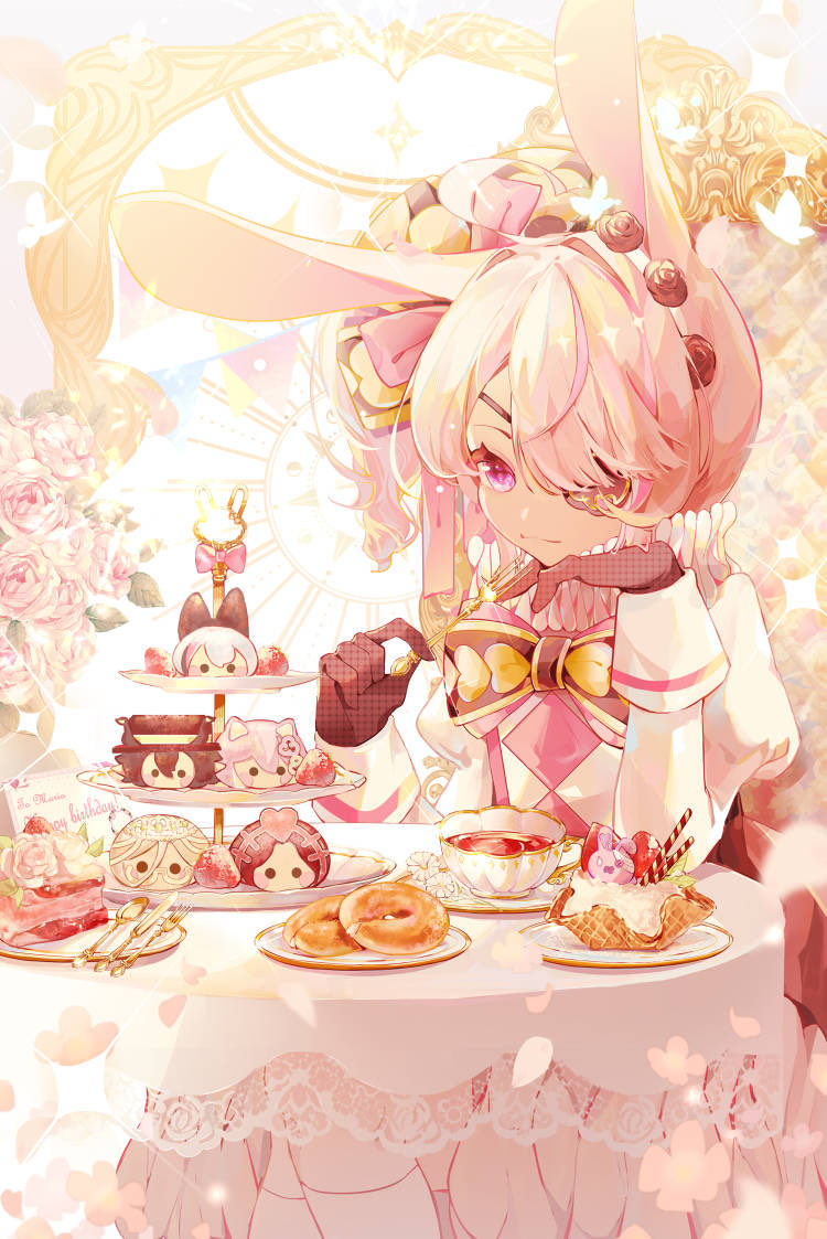 MarippetFactory's tweet photo. ✨🎀 Happy birthday to Maria 24h Artwork Project🎀✨
✦No.15<白兎さんの誕生日お茶会>
Posted by @麻薯
💖💖 Wishing Maria a happy birthday!!!＞＜

#MarifacturingDay #MariArtte
🔜Previous: @satoshi76083215
🔜 Next:  @MarippetFactory
The next one will be released in an hour～ https://t.co/4TbIWIYdKO