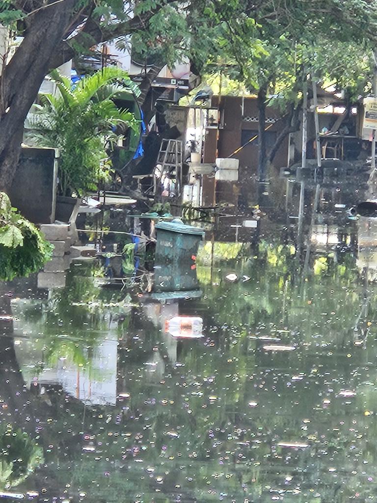 tweetsbysugu's tweet photo. Dear @chennaicorp , 
My friend's family is Stuck in Velachery near Grand mall &amp; I am unable to enter the street to check their status. 
Need Urgent attention on this

@mkstalin @Udhaystalin @dmk_raja @arivalayam 
@ThanthiTV @polimernews @PTTVOnlineNews @sunnewstamil 
#Velachery https://t.co/jeTGVaqmvQ