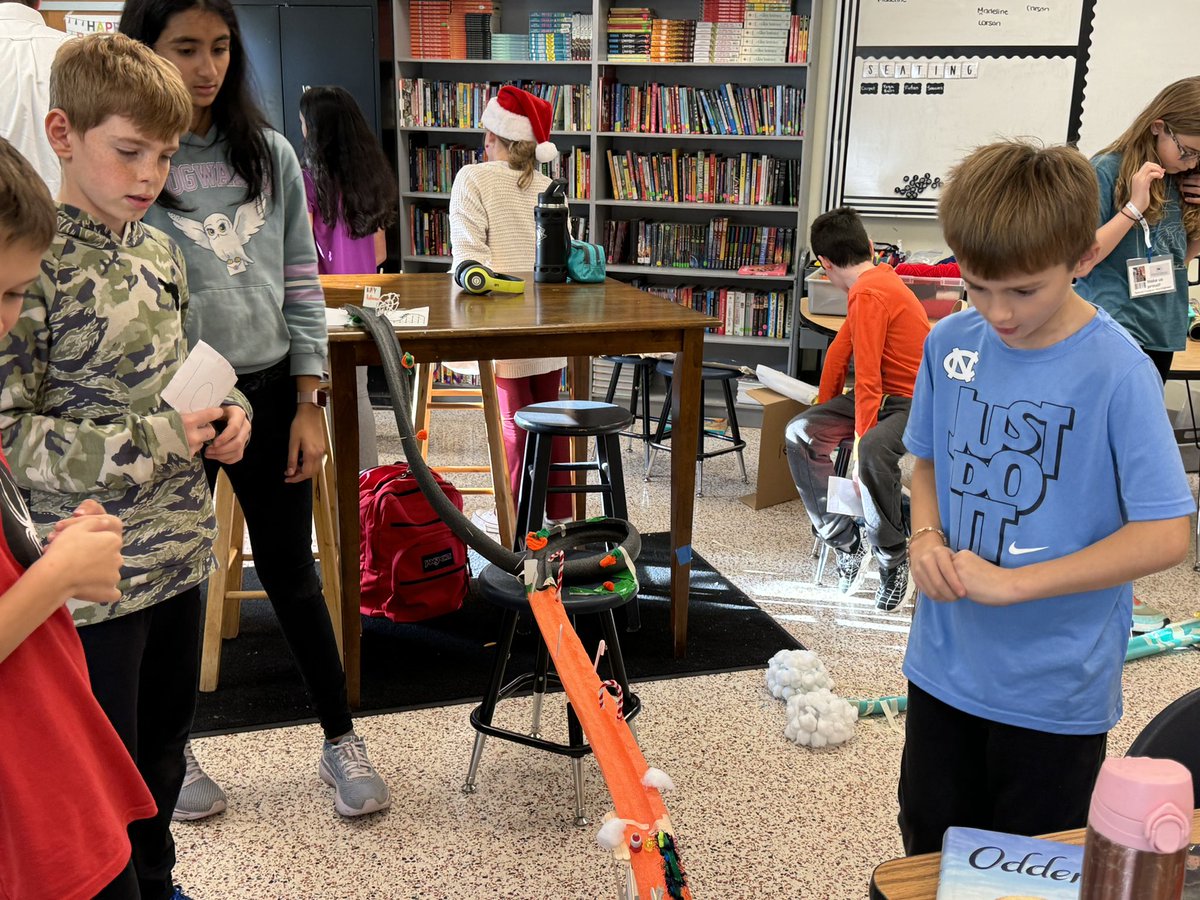 Our Roller Coaster Engineers did an amazing job collaborating with their teams to design, create, test, and present their roller coaster prototypes! <a href="/ccps_gifted/">CCPS Gifted Ed</a> <a href="/JBWatkinsES/">JB Watkins ES</a> #minermoments