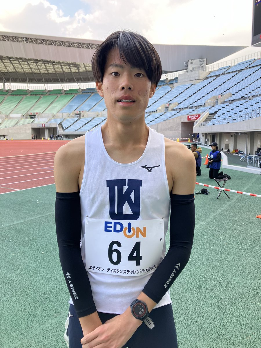 エディオンDC 男子5000mC組 🥇秋山 翔太郎(関西大)14'40”24 ▽記録速報