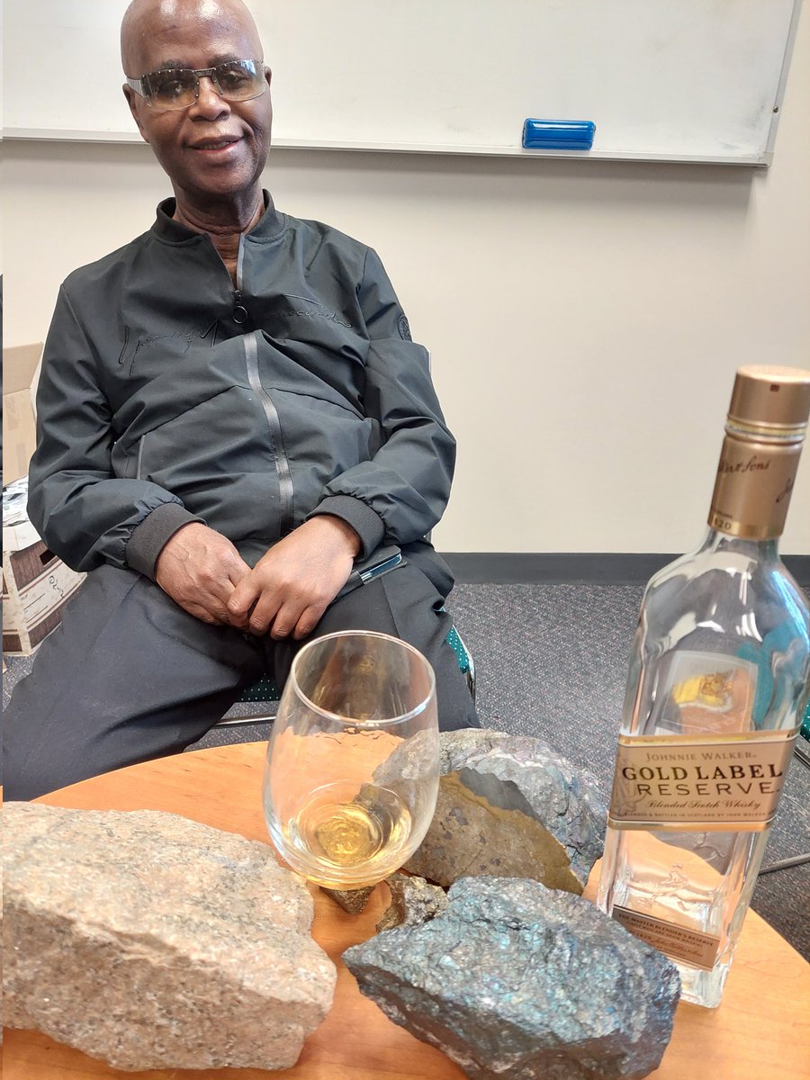 Finishing off a the bottle. Whisky "on the rocks" with my old mate of 31 years, Prof Jonas Addai-Mensah. Fellow chilli lover and partner in crime with so many PhD students!