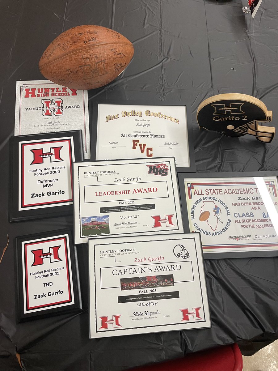 Awards from this season.
-FVC all conference 
-1st team all area
-News gazettes 88th all state special mention
-All state academic team
-Captain and Leadership award
-Team defensive MVP
-TBD(most plays around the ball)