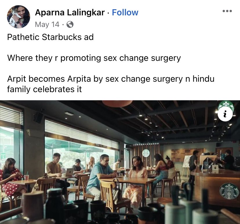 🧵Meet Aparna Lalingkar, a cisgender woman, who is newly appointed as an “expert” on the National Council for Transgender Persons by <a href="/MSJEGOI/">Ministry of Social Justice & Empowerment, GOI</a> <a href="/NISD_India/">National Institute of Social Defence (NISD)</a>, who hates Hindu families celebrating their transgender daughter and supporting gender affirmation surgery.