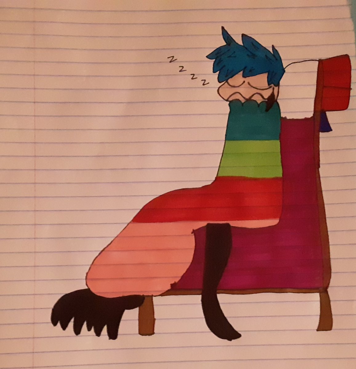 USunpop209's tweet photo. Monster BF sleeping. #fridaynightfunkin #fridaynightfunkinfanart #fnf #fnfboyfriend #monsterbf https://t.co/iHW6xZNsN5
