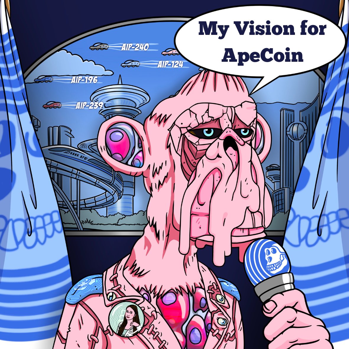 halina_eth's tweet image. My vision is to fulfill @ApeCoin's destiny of dominating metaverse gaming &amp;amp; culture.

We must create a thriving ecosystem of games and experiences, all powered by $APE.

But we can't just depend on Yuga to make it happen.

ApeCoin must build this future for ourselves 👇