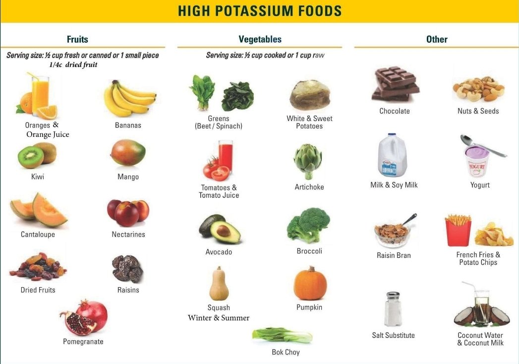 _TheFutureBoss_'s tweet photo. These are examples of foods that contain Potassium so you can't miss it.

So, add some of these to see that process continue to flow. Wellness and flavor don't have to exist in different worlds 🚀 

Here's some reading material 🙌 https://t.co/lvhzQdQIRz