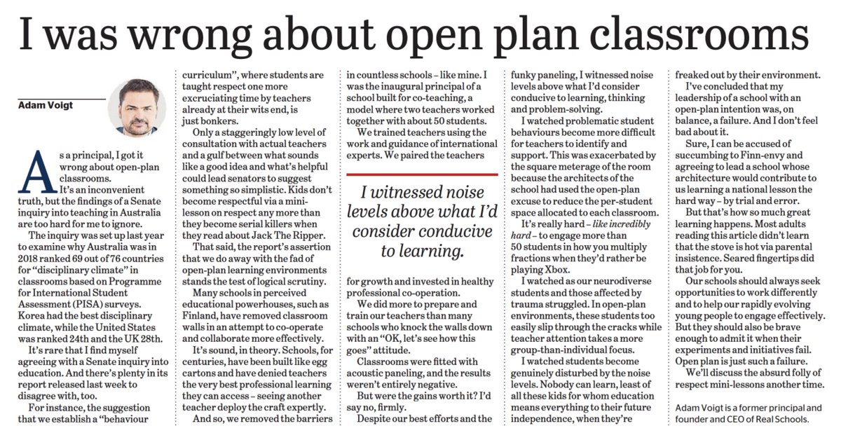 My OpEd in The Age today.
theage.com.au/education/nois…