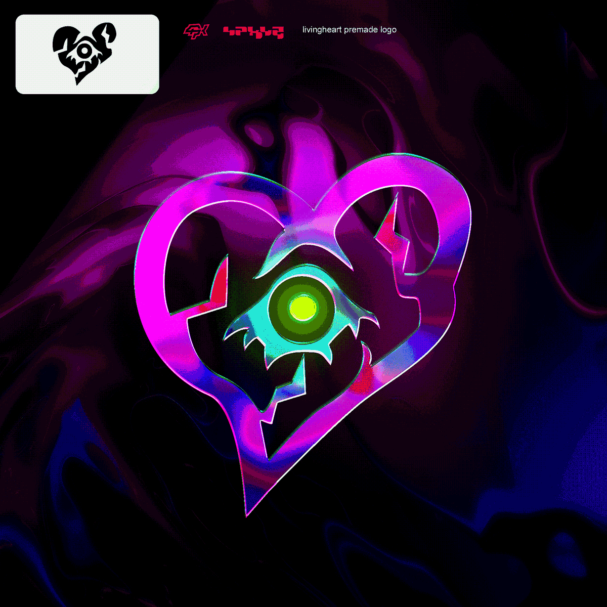 draw6ensou's tweet photo. Livingheart premade logo. 
support is appreciated ❤️ 

buy this and other premades at: https://t.co/GN8OS7H9Mp https://t.co/70NNUlwvH9