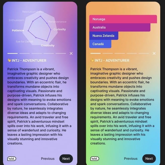 appshineio's tweet photo. Expect bespoke experiences, share-worthy reveals, and fun with our game-changing assessments. Ready to see how we're rewriting the rules? #Mindtraits #Innovation #AI #UserExperience #GameChanger #PersonalityTesting #B2B #TechInDesign https://t.co/czIi0QSAIT