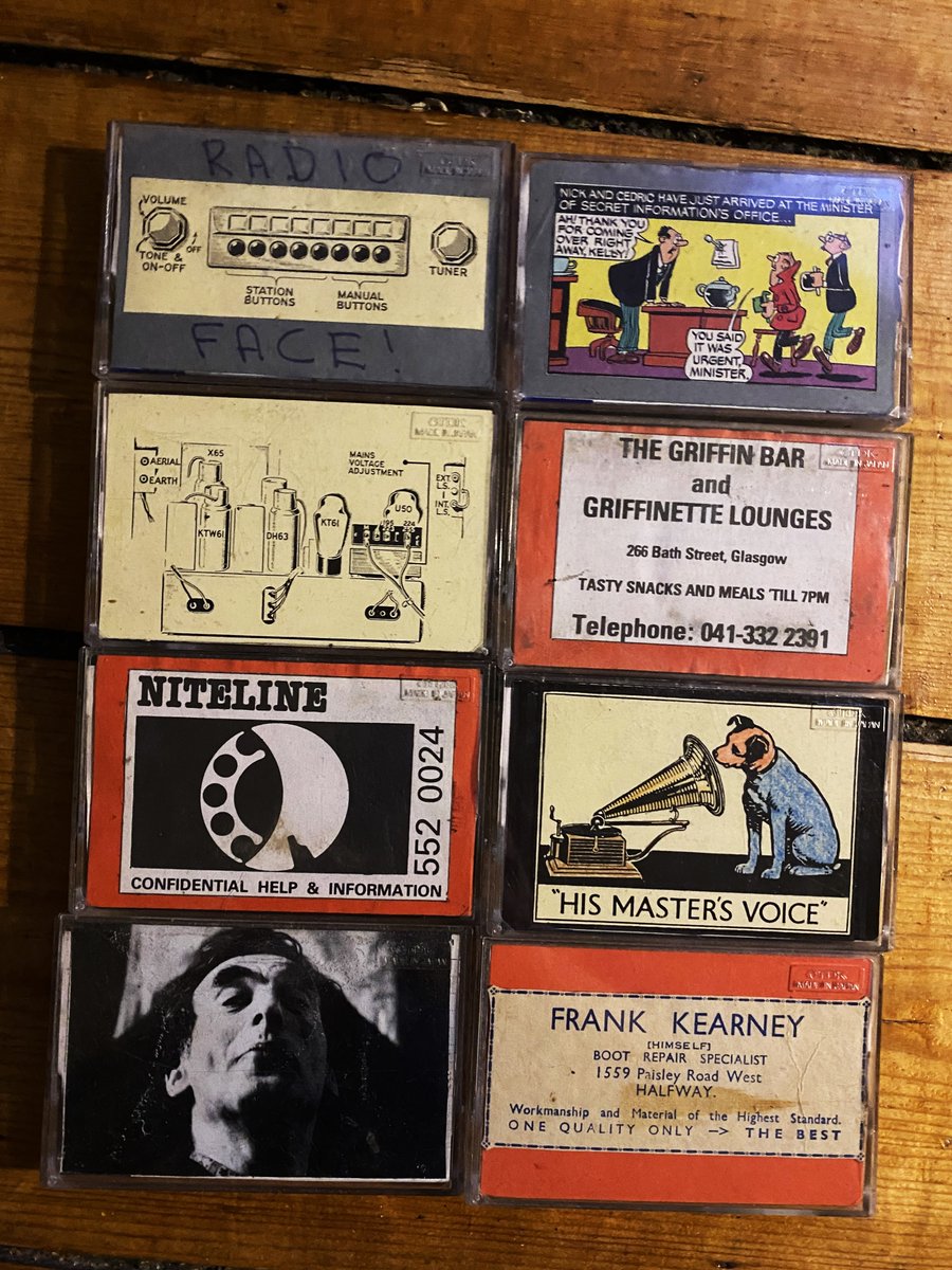 My god, music really is a time-machine. With access to my old tapes, I'm travelling...
Also, forgotten I used to decorate the cases.
Earliest dated one is 85, which must have been the year I got a Walkman.