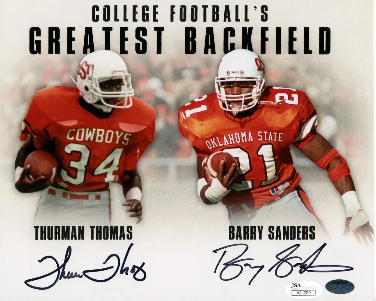 Hard to beat this backfield.