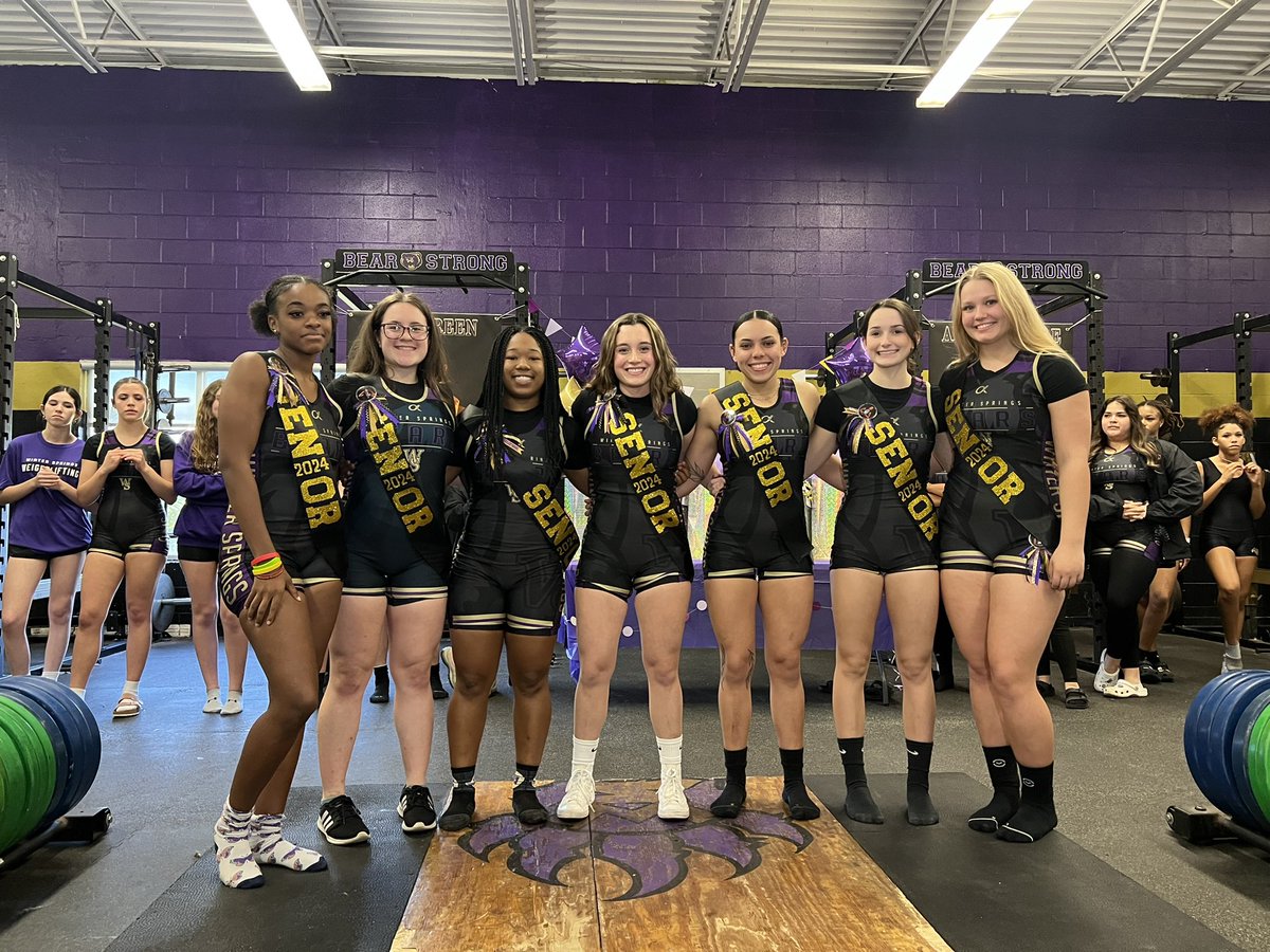WINter spRINGS ATHLETICS (@wsbearathletics) on Twitter photo Senior Night Success
<a href="/WSHSladylifters/">wshs gwl</a> defeated Lyman this evening
64-22 in traditional
52-29 in Olympic
<a href="/Petes_dragons/">Mr. Gaffney</a> <a href="/osvarsity/">Sentinel Varsity</a> Senior Night Success
<a href="/WSHSladylifters/">wshs gwl</a> defeated Lyman this evening
64-22 in traditional
52-29 in Olympic
<a href="/Petes_dragons/">Mr. Gaffney</a> <a href="/osvarsity/">Sentinel Varsity</a>