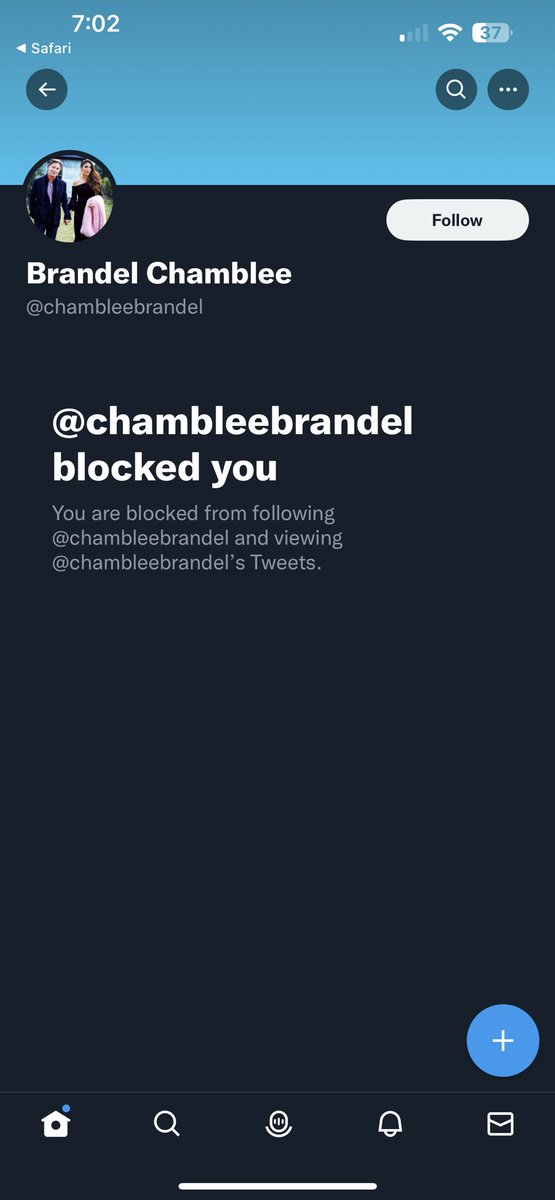 697bobohstern's tweet photo. @PhilMickelson Hey Phil.  I just got blocked by Brandel.  He has the spine of a sloth and skin as thin as a paper. https://t.co/NvFM8TgXeN